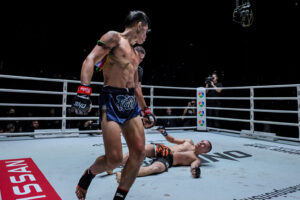 Nakrob Fairtex Knocks Out Tagir Khalilov at ONE Friday Fights 67 on June 14, 2024.