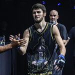Asadula Imangazaliev walks toward the ring for his fight against Wankhongohm at ONE Friday Fights 71