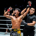 Kongchai Chanaidonmueang walks out for his fight against Walter Goncalves at ONE Friday Fights 125