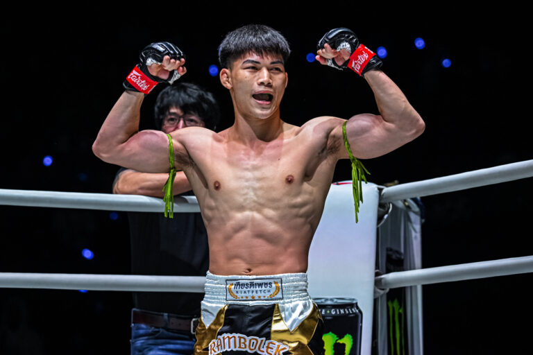 Rambolek Chor Ajalaboon poses for the camera before his fight with Parham Gheirati at ONE Fight Night 29