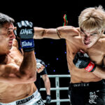 Yod-IQ Or Pimolsri punches Alexey Balyko at ONE Friday Fights 137 on December 19 at Lumpinee Stadium in Bangkok, Thailand.