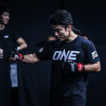 Komawut FA Group walks toward the ring for his fight with Soner Sen at ONE Friday Fights 110