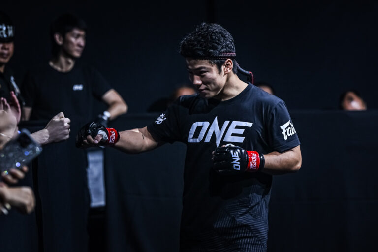 Komawut FA Group walks toward the ring for his fight with Soner Sen at ONE Friday Fights 110